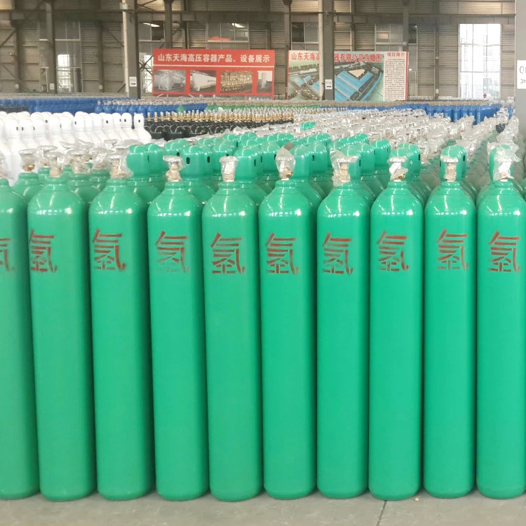 青岛厂家直销 工业用氢气瓶 钢制无缝钢瓶